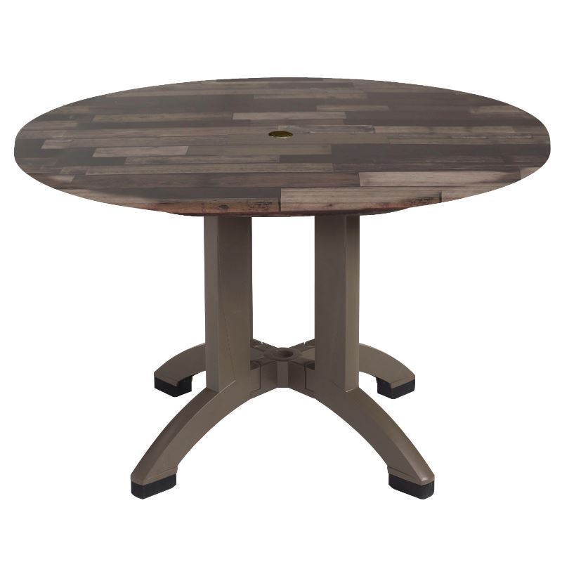 Atlanta 42 Round Pedestal Table With, 46 Round Pedestal Dining Table