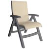 Belize Plastic Resin Folding Sling Arm Chair