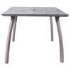 Sunset 36” Square Dining Height Table with Umbrella Hole