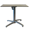 32" Square HPL Dining Table with Aluminum Legs