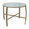 42" Round Pinnacle Gathering Table with Extruded Aluminum Frame- 34" or 40" Heights