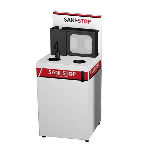 Mobile Hand Sanitation Station Sani-Stop - 72 lbs.