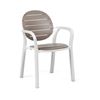 Palma Dining Arm Chair Stackable Plastic Resin - 11.5 lbs.