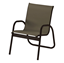 Telescope Gardenella Arm Chair Fabric Sling with Aluminum Frame