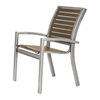 Telescope Kendall Strap Stacking Cafe Chair with Aluminum Frame