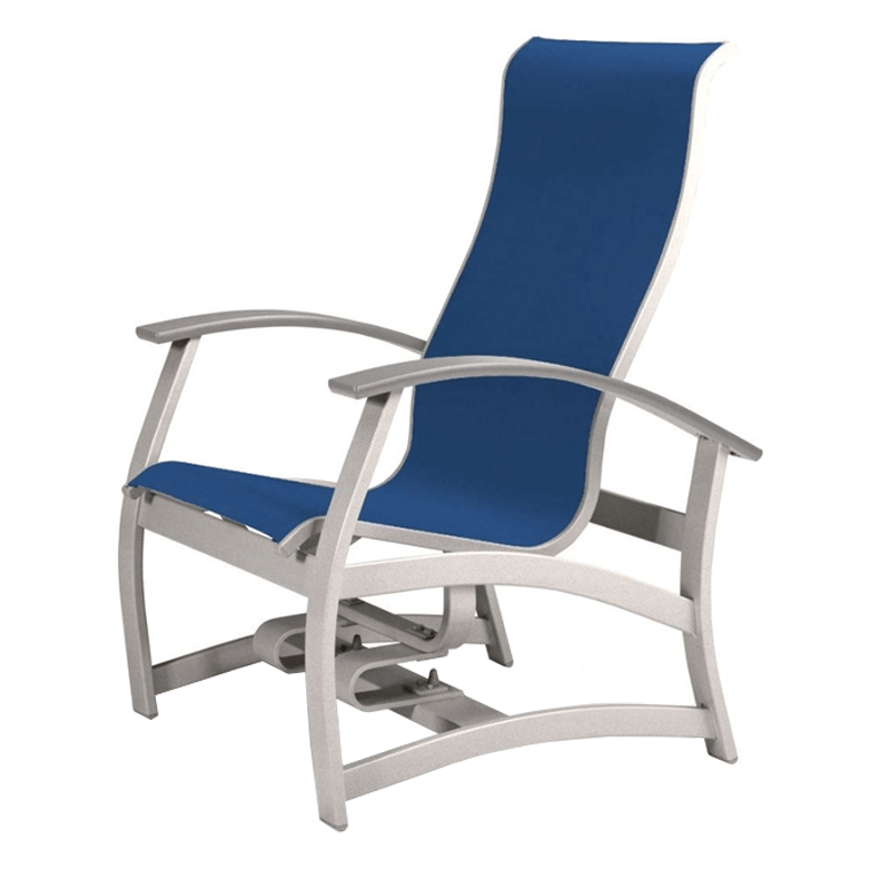 Telescope Belle Isle Sling Motion Chair With Aluminum Frame And Mgp Pool Furniture Supply - Telescope Patio Furniture Belle Isle