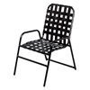Daytona Cross Weave Commercial Chair with Powder-Coated Aluminum Frame