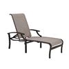 Tropitone Marconi Sling Chaise Lounge with Commercial Aluminum Frame - 26 lbs.