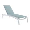 Tropitone Laguna Beach Padded Sling Chaise Lounge with Heavy-Duty Stackable Frame - 37.5 lbs.