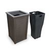 22.5-Gallon Lakeland Commercial Waste Bin with Liner and Removable Lid - 38 lbs.