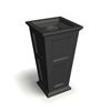 24-Gallon Fairfield 40" Waste Bin with Liner and Removable Lid - 39 lbs.