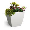 Kobi 24" Square Commercial Planter with Overfill and Reservoir System - 22 lbs.
