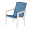 Madrid Dining Chair Fabric Sling with Aluminum Frame