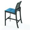 Tropitone KOR Padded Sling Bar Stool in Armed and Armless Versions - 16 lbs.