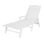 Polywood Nautical Recycled Plastic Chaise Lounge With Arms