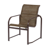 Monterey Dining Chair Fabric Sling with Stackable Aluminum Frame