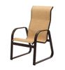 Cabo Sled Style Sling Dining Chair - High Back