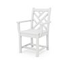  Polywood Chippendale Armchair WHT