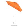 6.5 Foot Square Fiberglass Market Umbrella with Auto Tilt Crank, Marine Grade Fabric