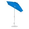 6.5 Foot Square Fiberglass Market Umbrella with Auto Tilt Crank, Marine Grade Fabric