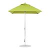 6.5 Foot Square Fiberglass Market Umbrella with Crank