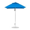 6.5 Foot Square Fiberglass Market Umbrella with Marine Grade Fabric