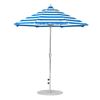7.5 Foot Octagonal Fiberglass Market Umbrella with Crank