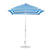 7.5 Foot Square Fiberglass Market Umbrella with Marine Grade Fabric and Crank Lift System