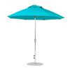 9 Foot Octagonal Fiberglass Market Umbrella with Crank, Marine Grade Fabric