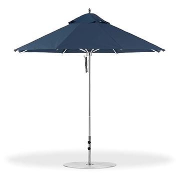 9 Foot Octagonal Aluminum Market Umbrella with Marine Grade Fabric
