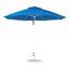 Quick Ship 11 Foot Octagonal Fiberglass Market Umbrella with Pacific Blue Marine Grade Fabric