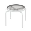 20" Round Acrylic Stackable Side Table