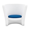 Ledge Lounger Affinity Polyethylene Chair with Cushion
