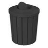 42 Gallon Pool Deck Trash Can with Bug Barrier Lid 