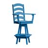 Ladderback Swivel Bar Chair
