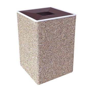  Trash Can With Aluminum Pitch-In Top