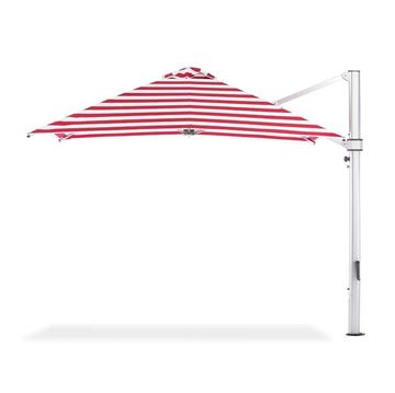 Frankford 10 Foot Square Aluminum Cantilever Umbrella with Marine Grade Fabric