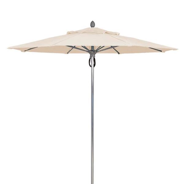 Fiberbuilt Lucaya Market Umbrella 8 Foot Octagon with One Piece Powder Coated Pole