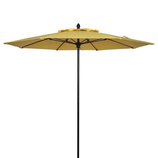 Fiberbuilt Lucaya Market Umbrella 9 Foot Octagon with One Piece Powder Coated Pole