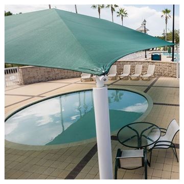 Square Fabric Shade Structure