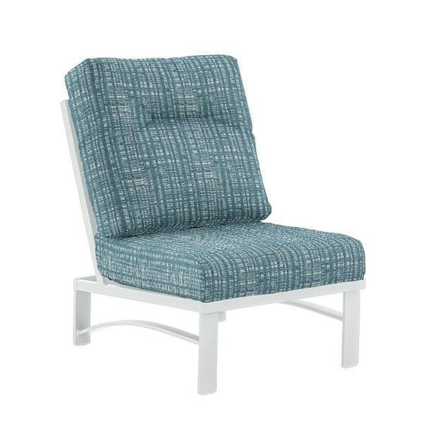 Deep Cushion Armless Chair