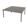 Square Dining Table With Aluminum Frame