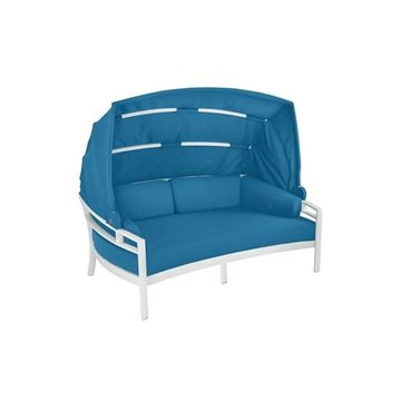 Lounge Sofa With Shade Canopy