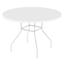 Round Fiberglass Dining Table With Welded Aluminum Frame - 42" Or 48" Diameters