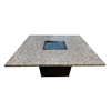 Square Dining Fire Pit Table