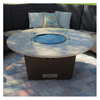 Large Round Dining Fire Pit Table