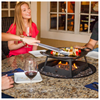 Large Round Dining Fire Pit Table