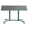 48” X 32” Molded Melamine Table Top With Aluminum Or Resin Base