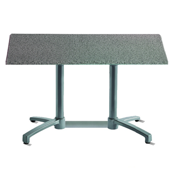 48” X 32” Molded Melamine Table Top With Aluminum Or Resin Base
