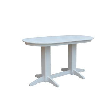 Oval Counter Height Dining Table